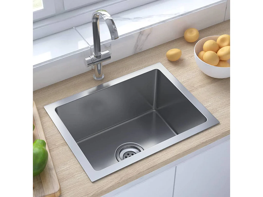 Hicksville  Gootsteen handgemaakt roestvrij staal