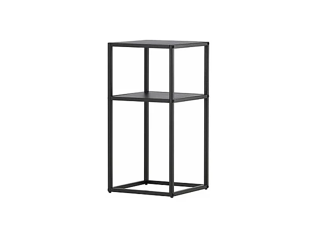 Table d'Appoint en Métal "Punta Arenas" 60cm Noir