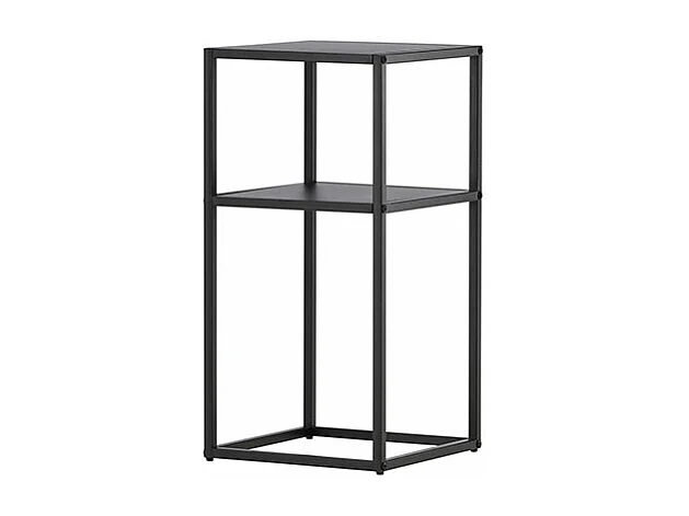 Table d'Appoint en Métal "Punta Arenas" 60cm Noir