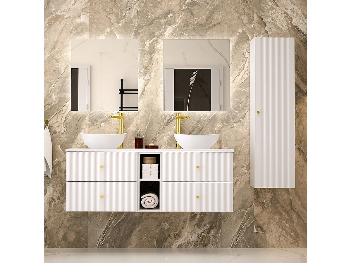 Colonna del bagno Izae bianco