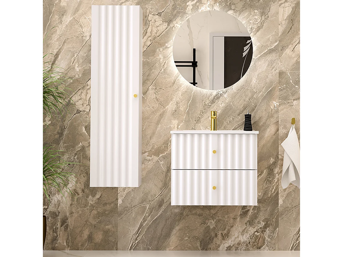 Colonna del bagno Izae bianco