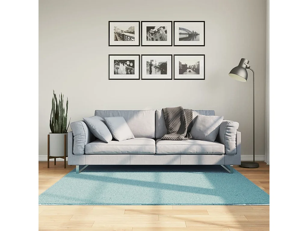 Sinto  Tappeto OVIEDO a Pelo Corto Verde 160x160 cm