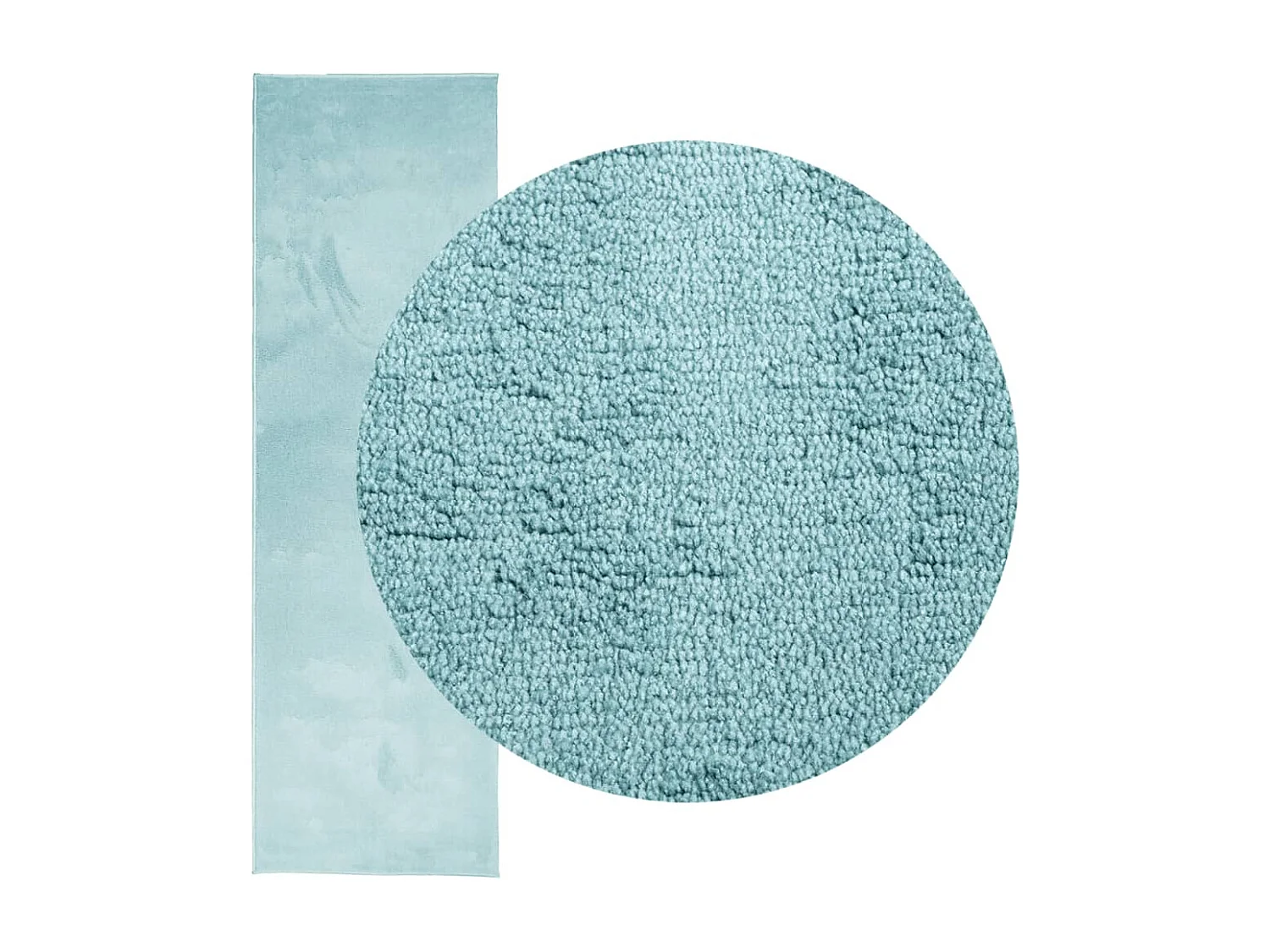 Sinto  Tapis OVIEDO à poils courts vert 80x250 cm