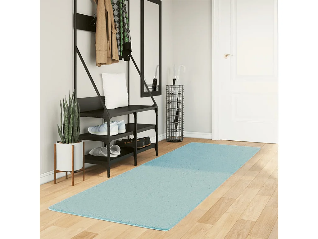 Sinto  Teppich OVIEDO Kurzflor Grün 80x250 cm