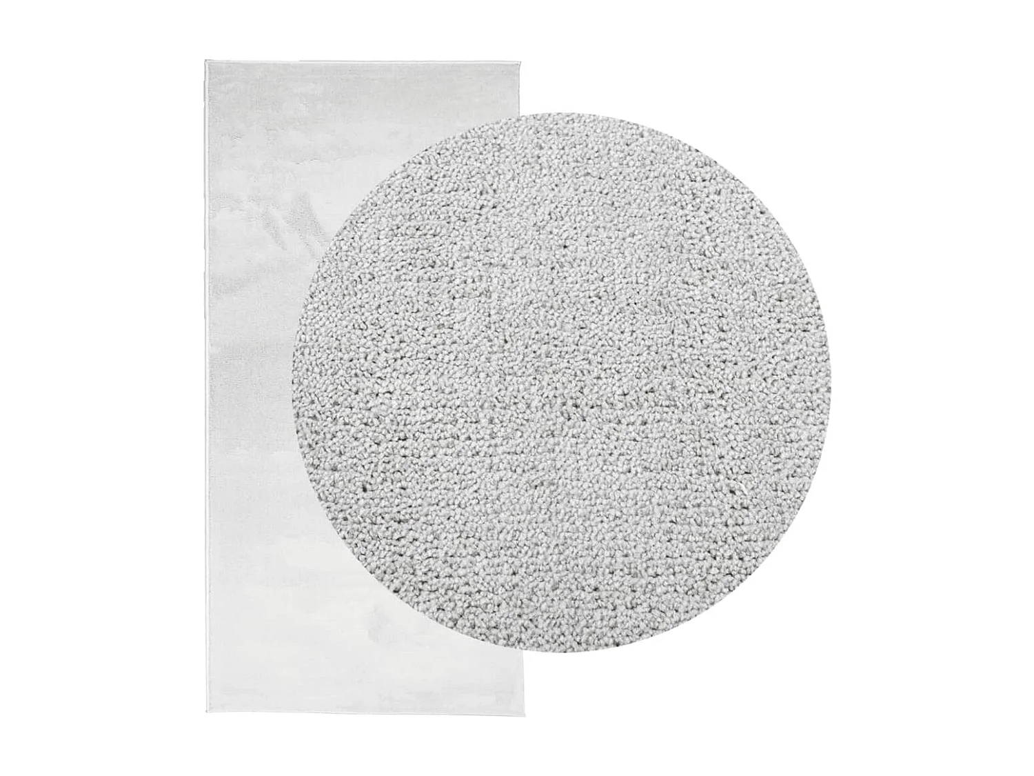 Sinto  Tappeto OVIEDO a Pelo Corto Grigio 100x200 cm