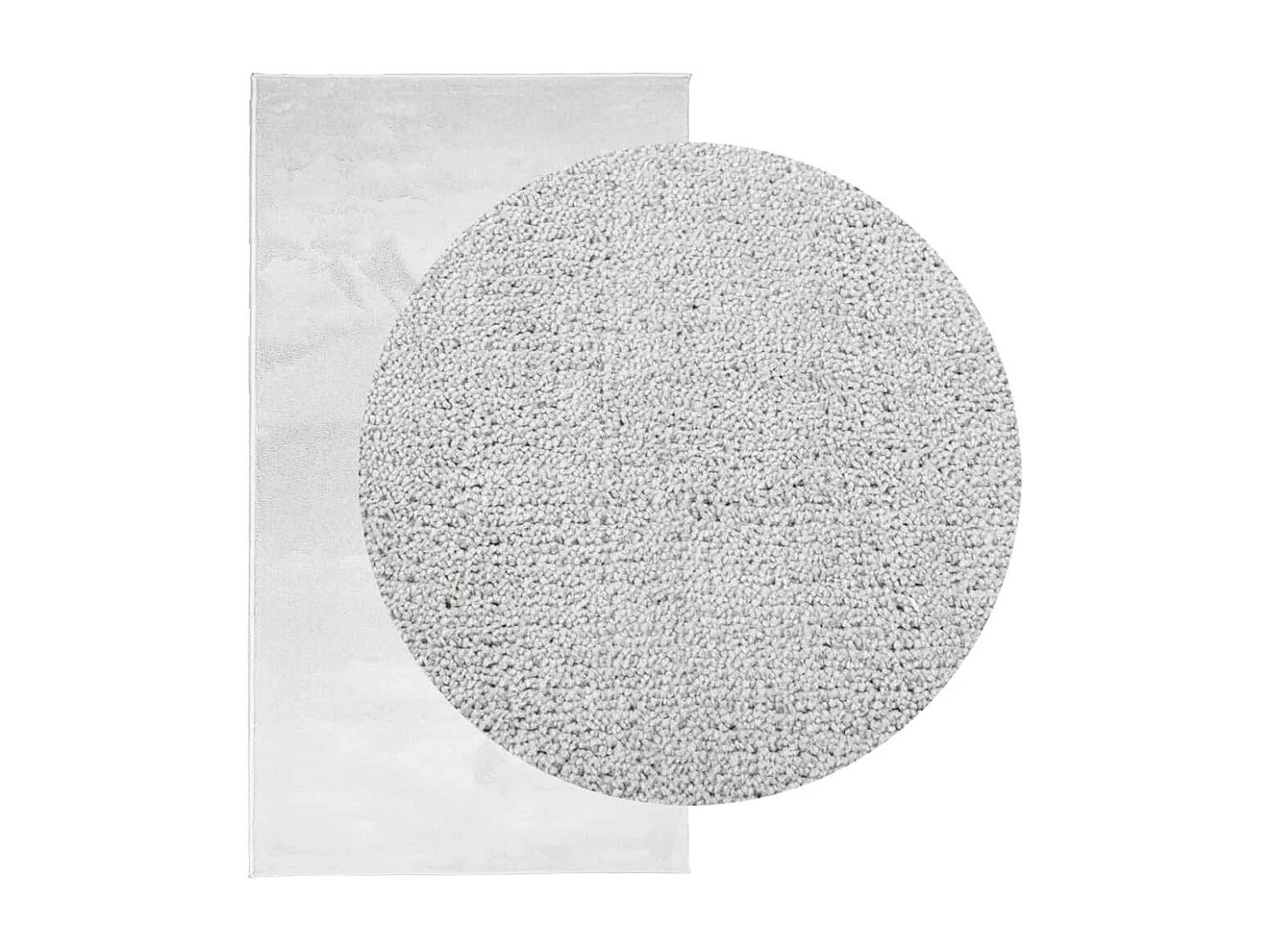 Sinto  Tapis OVIEDO à poils courts gris 60x110 cm