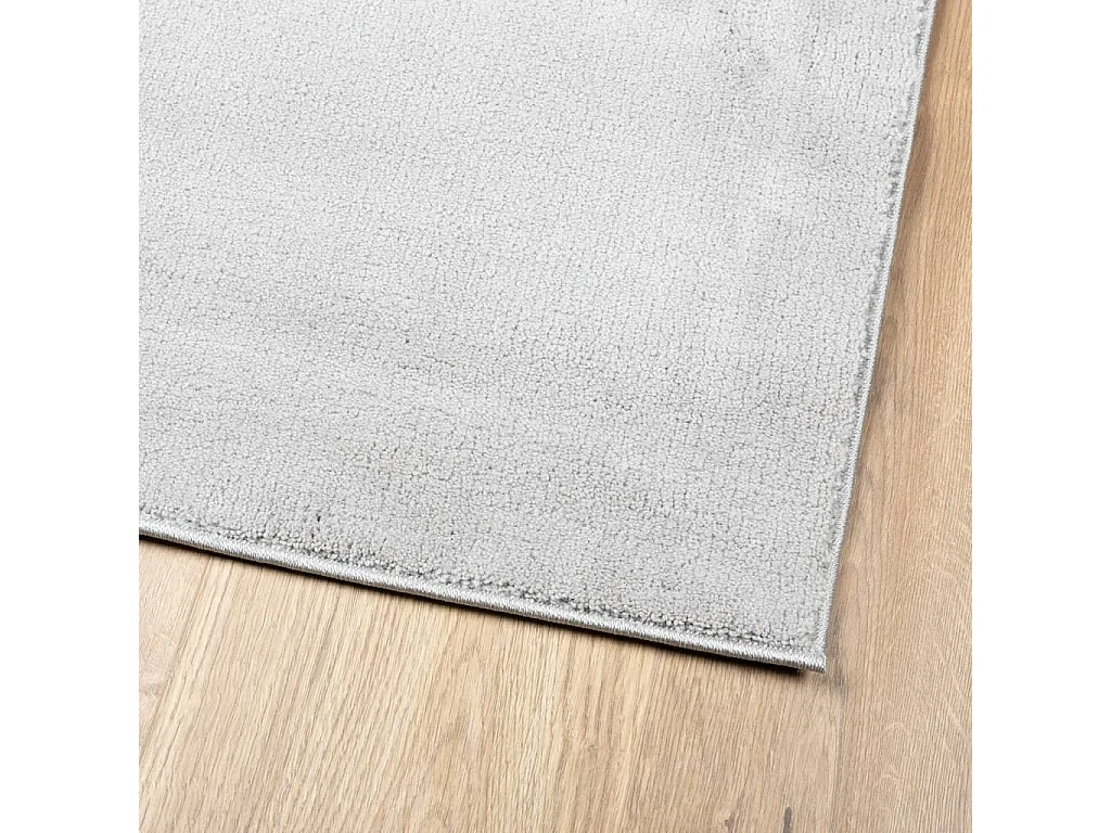 Sinto  Tapis OVIEDO à poils courts gris 80x200 cm