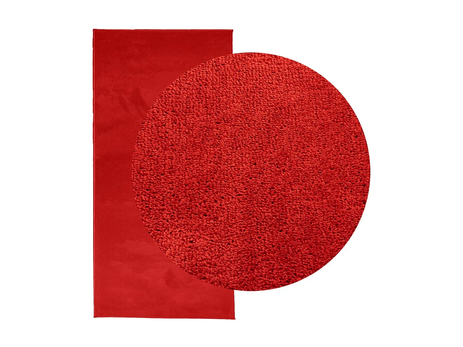 Sinto  Teppich OVIEDO Kurzflor Rot 100x200 cm