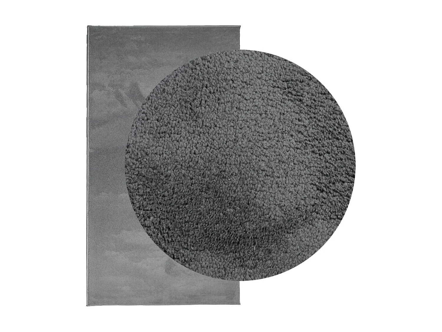 Sinto  Tapis OVIEDO à poils courts anthracite 80x150 cm