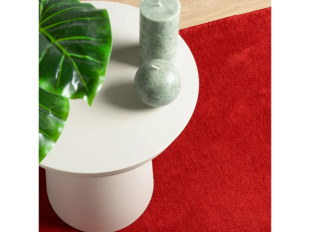 Sinto  Tapis OVIEDO à poils courts rouge 80x250 cm