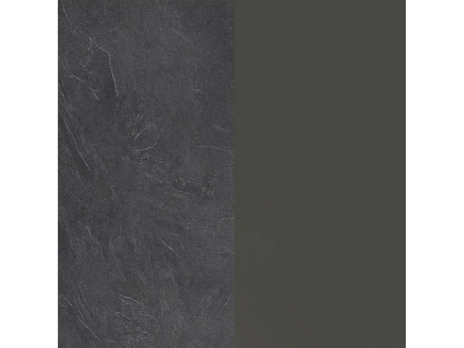 Kücheninsel Dcannaval, Mehrzweckschrank, Küchenzeile Schrank, Zusätzlicher Tisch, 100 % Made in Italy, 160 x 90 x 90 cm, Anthrazit und Schiefer