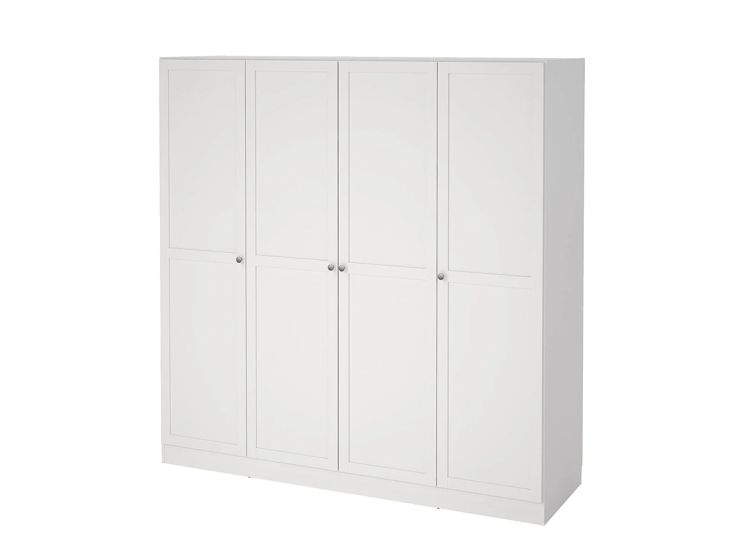 Guardaroba Grande Presidenti, Appendiabiti, 61.69x200.1h cm Bianco, Armadio Camera da Letto