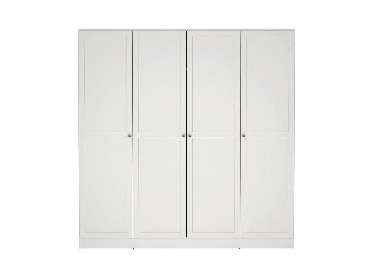 Guardaroba Grande Presidenti, Appendiabiti, 61.69x200.1h cm Bianco, Armadio Camera da Letto