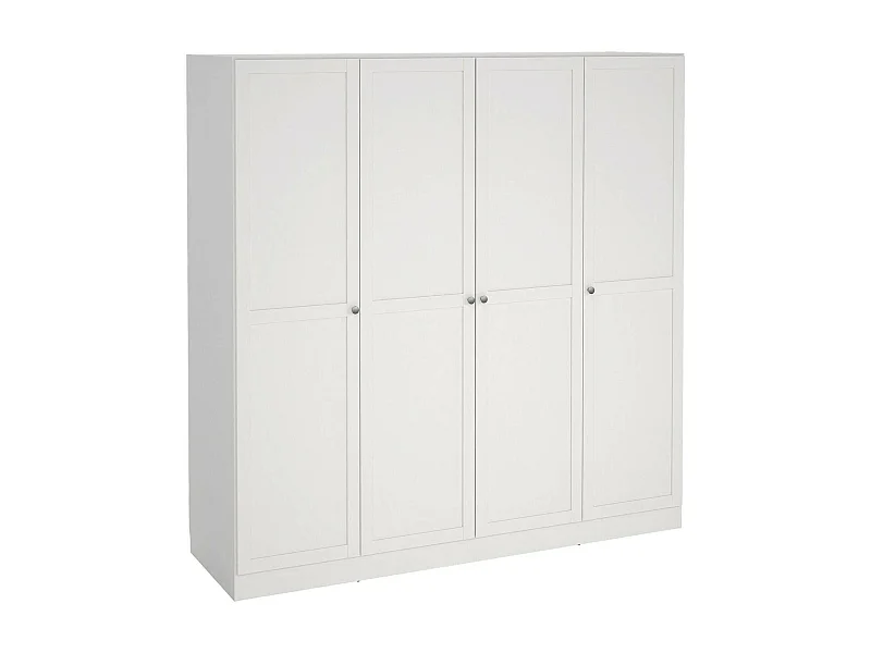 Dserr grande roupeiro, mobiliário de quarto, roupeiro, roupeiro, 196x62 h200 cm, branco
