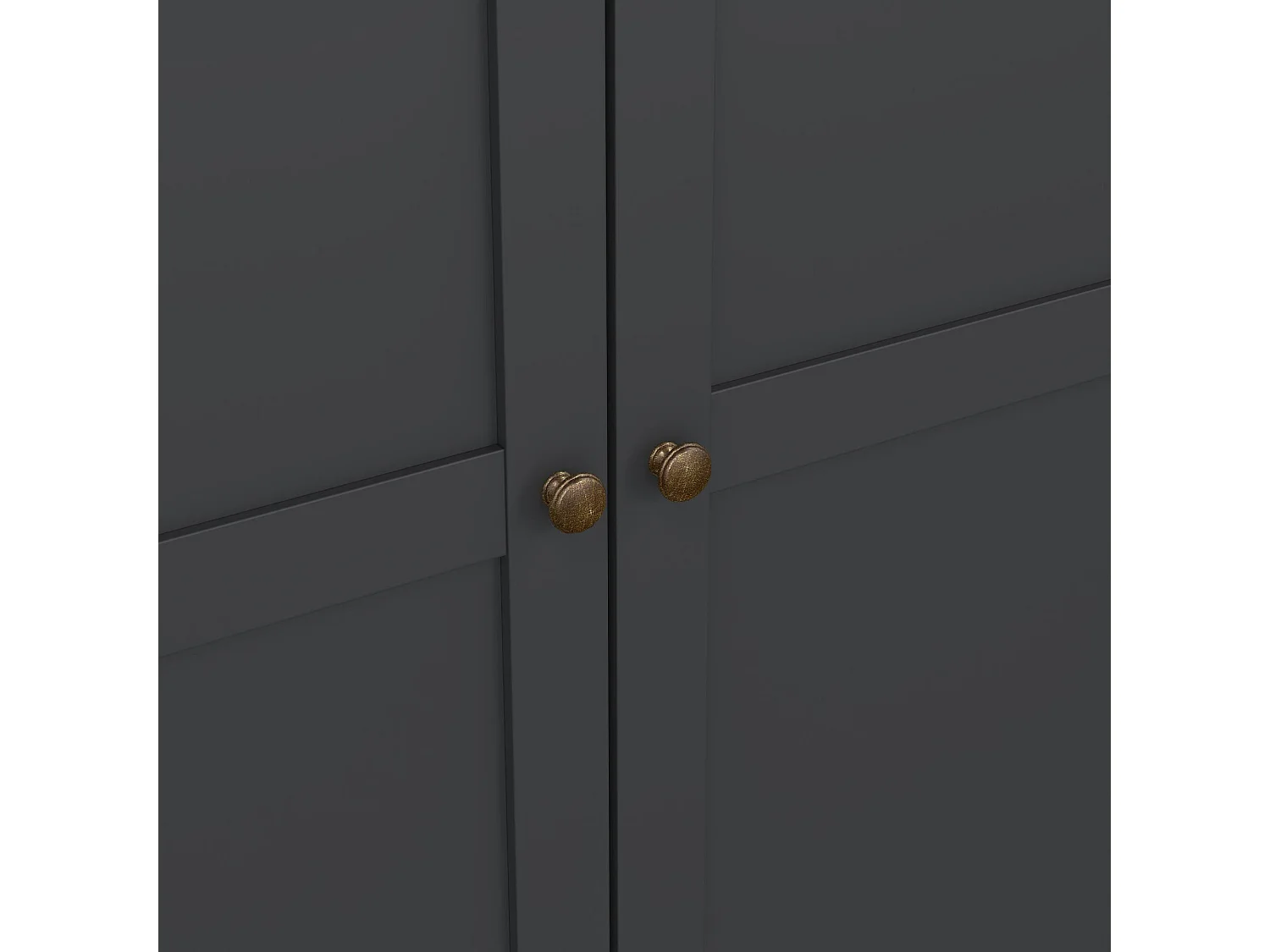 Garde-robe 3 portes Dsempe, Meubles de chambre, Penderie de plain-pied, Placard à vêtements, 139x61 h201 cm, Gris