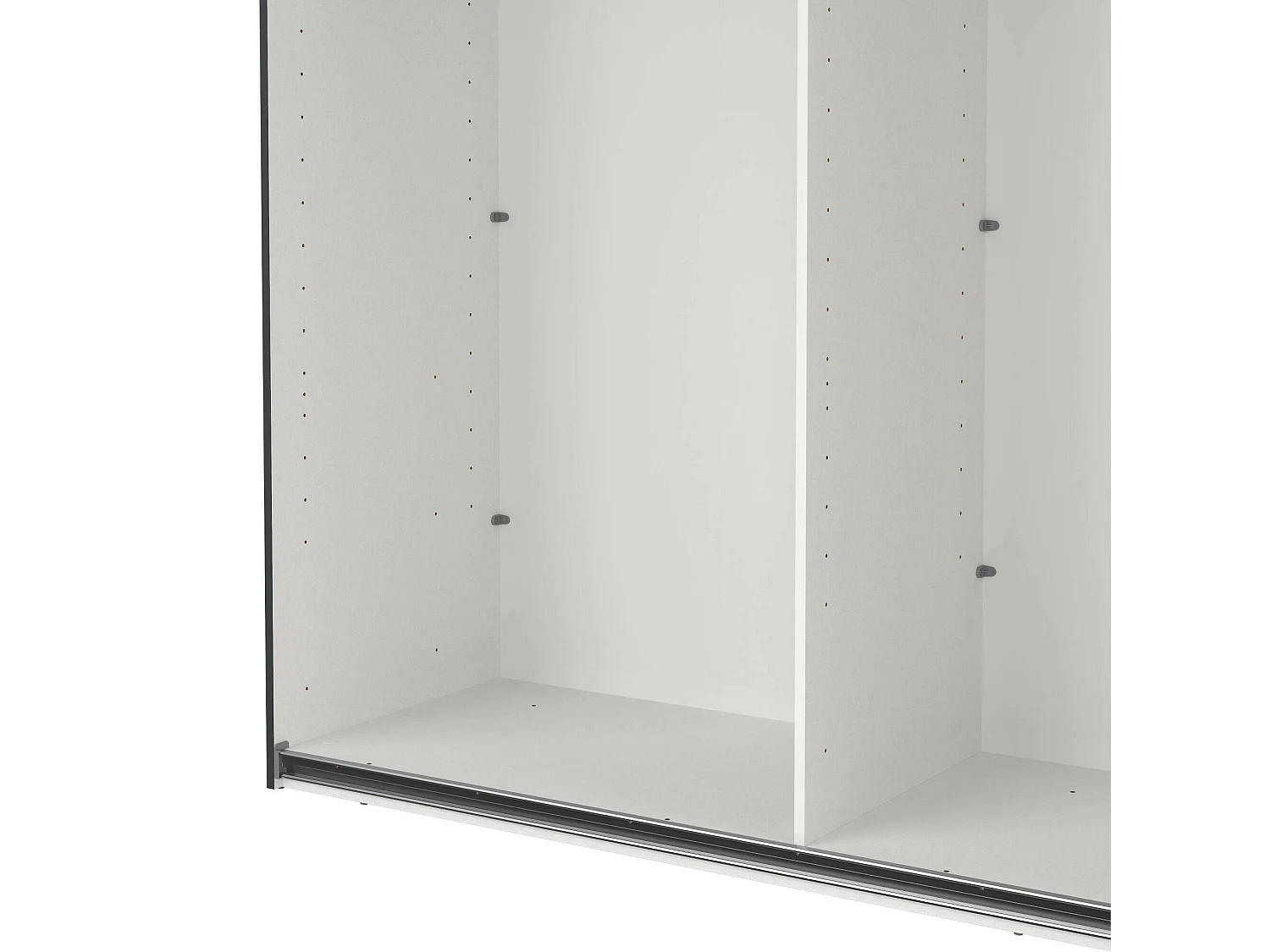 Drambaud grote multifunctionele kledingkast, Multifunctionele kast, Schoenenrekkast, Schoenenkast, 179x62 h220 cm, Grijs