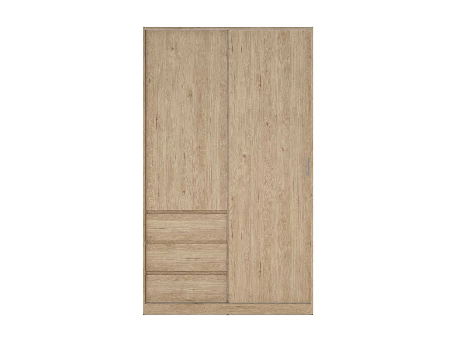 Armário Dscalvin de 2 portas, Móveis de quarto, Armário, Armário, 119x60 h200 cm, Carvalho
