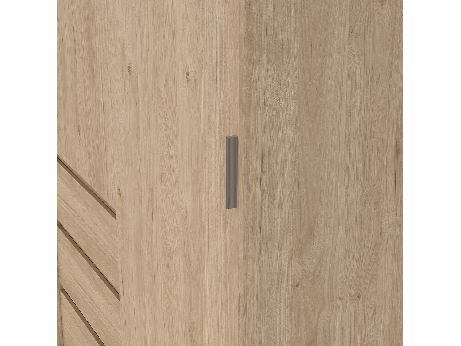 Armário Dscalvin de 2 portas, Móveis de quarto, Armário, Armário, 119x60 h200 cm, Carvalho