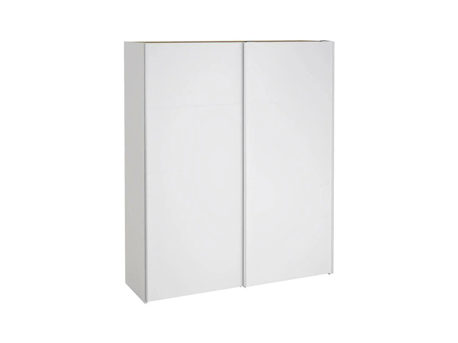 Garde-robe 2 portes Dsquizz, Meubles de chambre, Penderie de plain-pied, Placard à vêtements, 182x61 h220 cm, Blanc