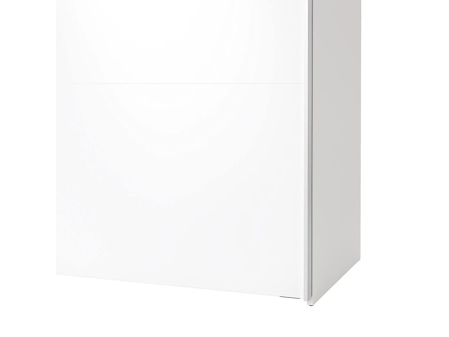 Kleiderschrank 2 Türen Dsquizz, Schlafzimmermöbel, Schrank, Garderobe, 182x61 h220 cm, WeiÃŸ