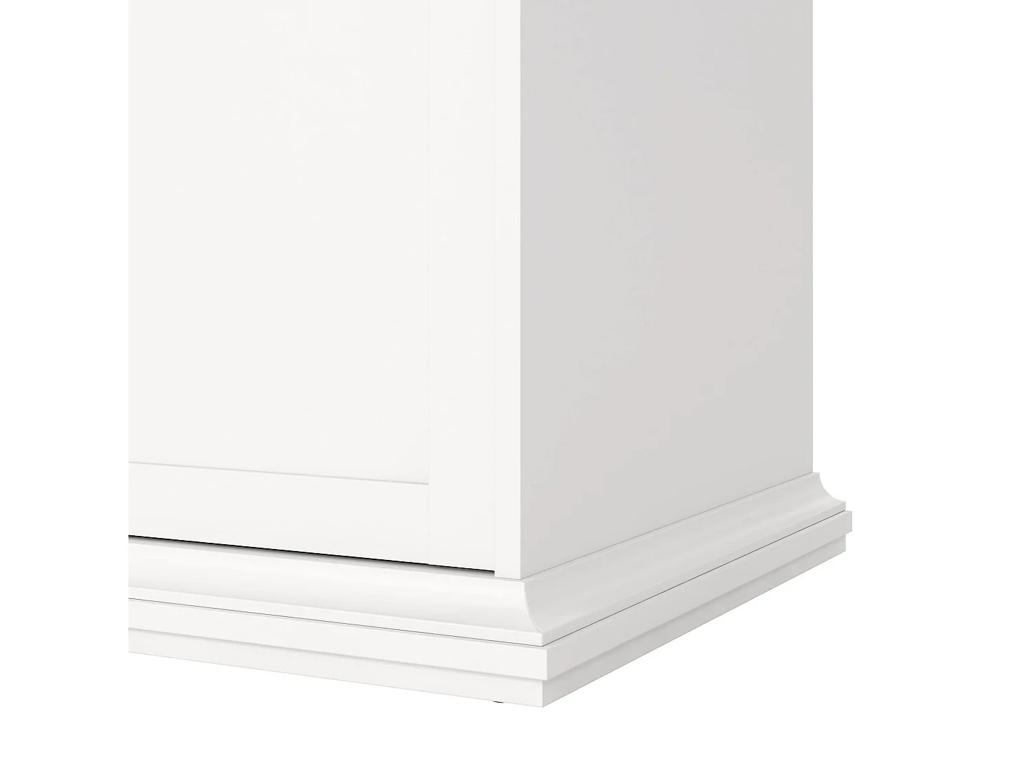 Kleiderschrank 3 Türen Dsempe, Schlafzimmermöbel, Schrank, Garderobe, 139x61 h201 cm, WeiÃŸ