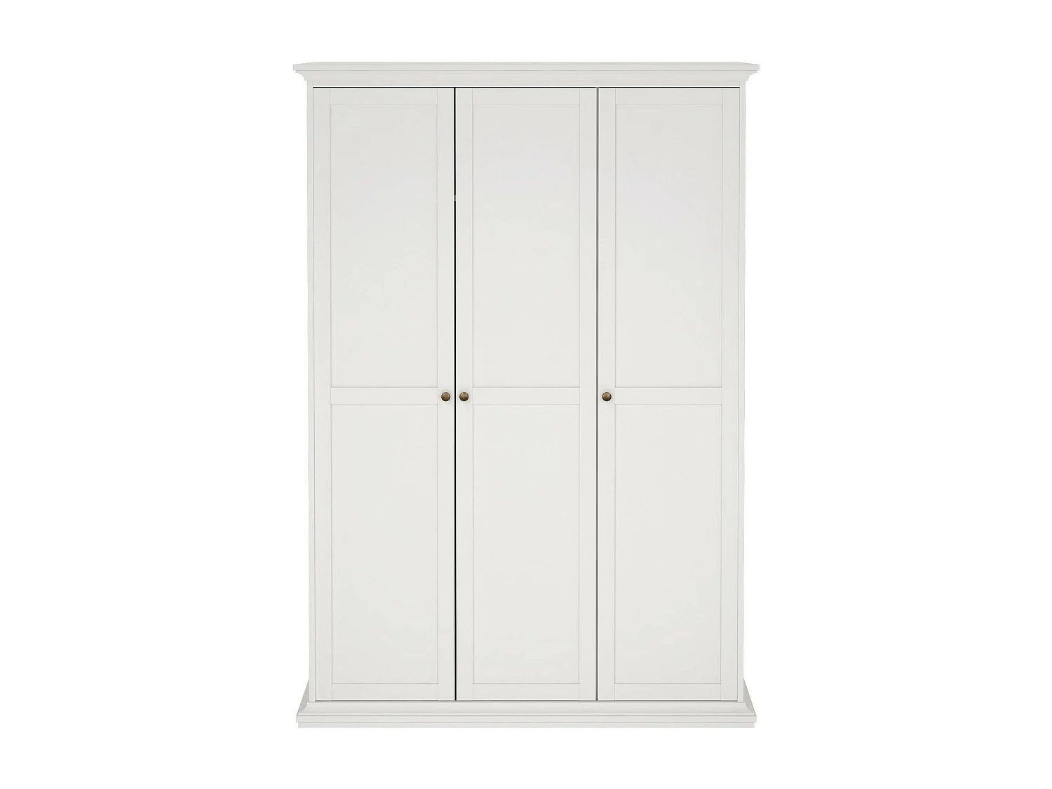 Armário Dsempe de 3 portas, Móveis de quarto, Armário, Armário, 139x61 h201 cm, Branco