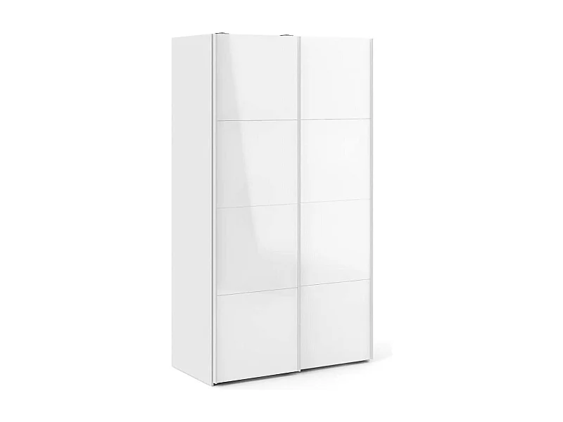 Garde-robe 2 portes Dstopp, Meubles de chambre, Penderie de plain-pied, Placard à vêtements, 122x62 h220 cm, Blanc