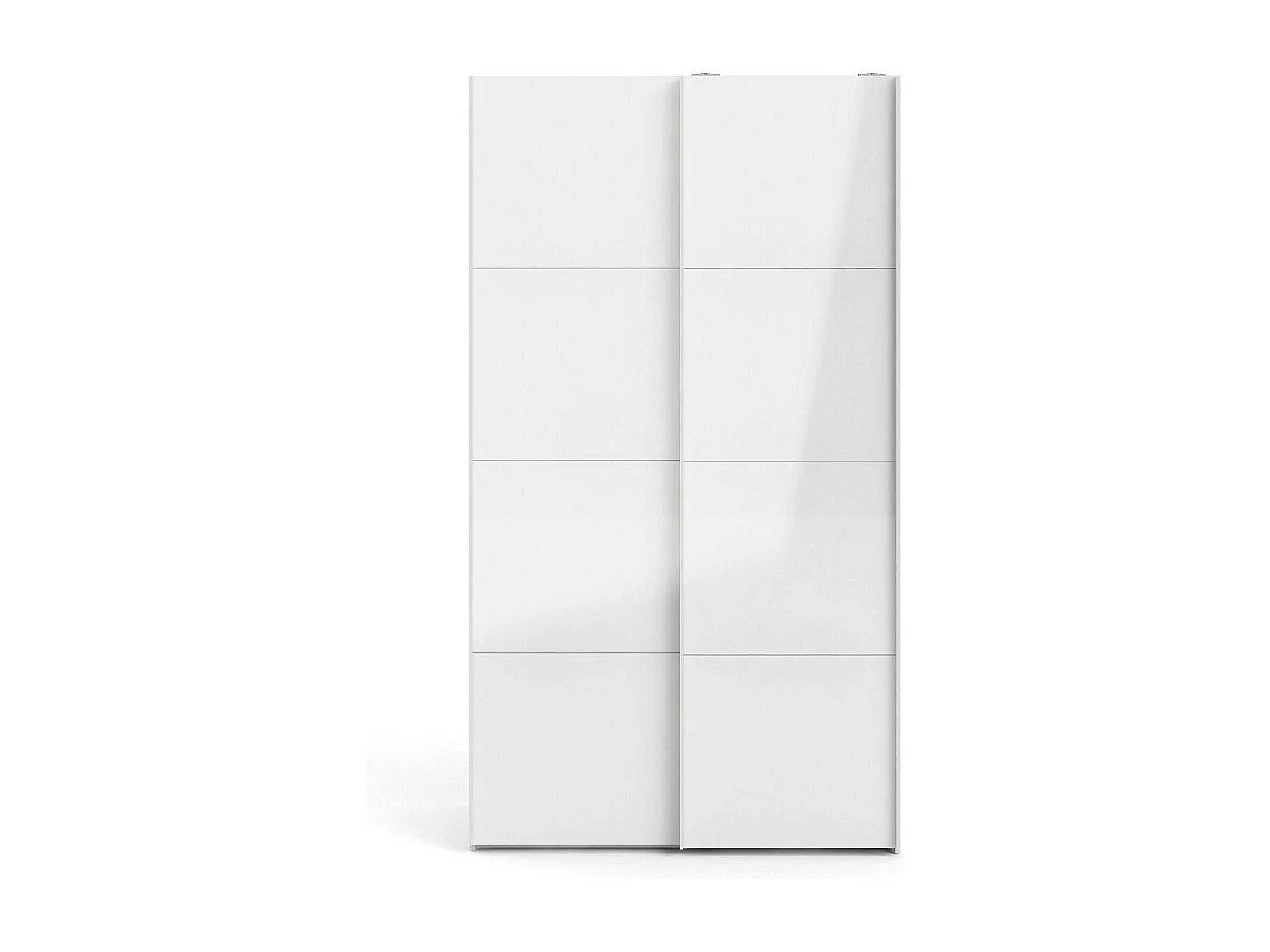 Garde-robe 2 portes Dstopp, Meubles de chambre, Penderie de plain-pied, Placard à vêtements, 122x62 h220 cm, Blanc