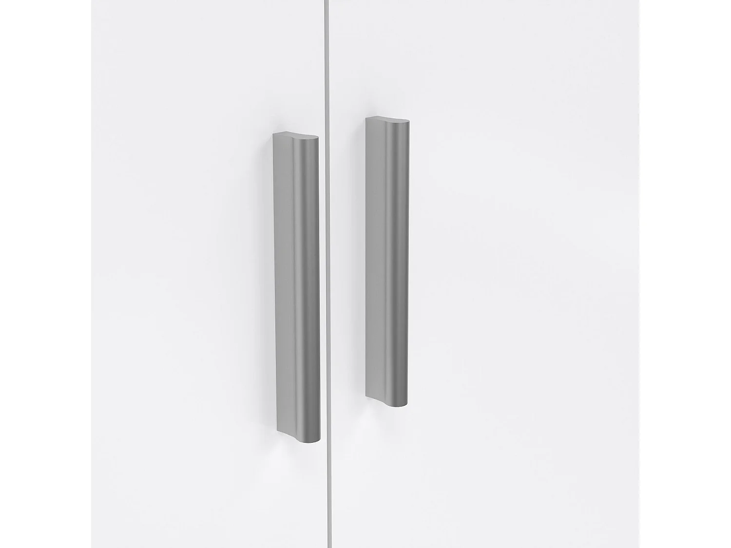 Garde-robe 2 portes Dscamacc, Meubles de chambre, Penderie de plain-pied, Placard à vêtements, 79x50 h201 cm, Chêne et Blanc