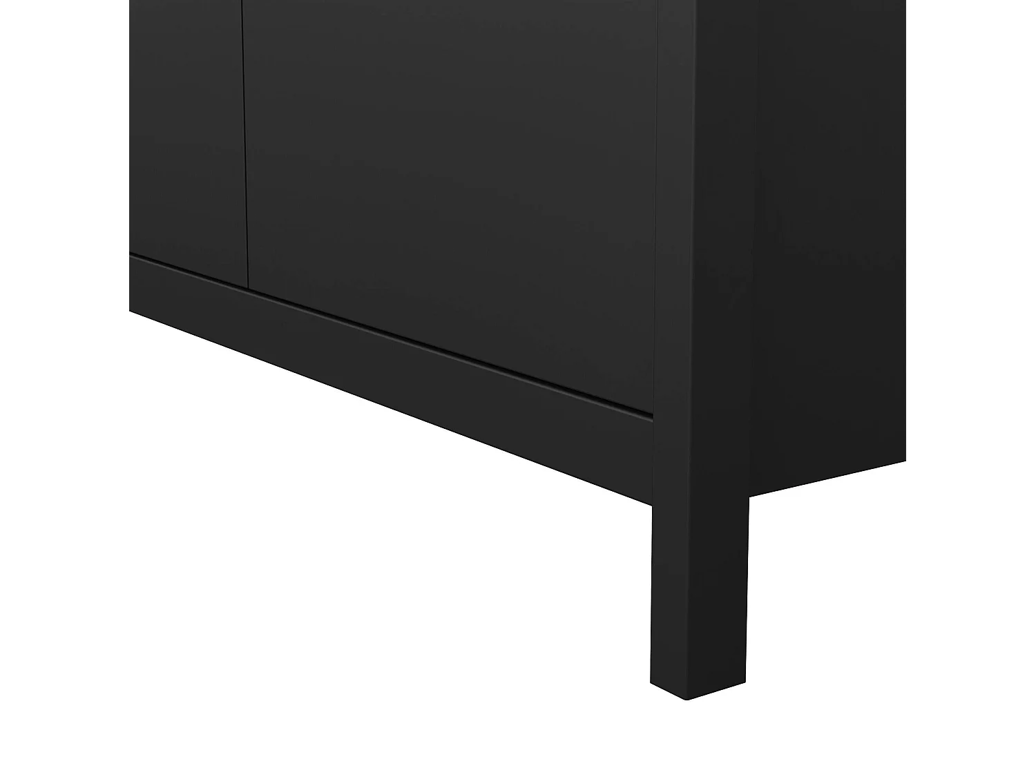 Armario 2 puertas Dsciacc, Muebles de dormitorio, Vestidor, Armario de ropa, 102x58 h199 cm, Negro