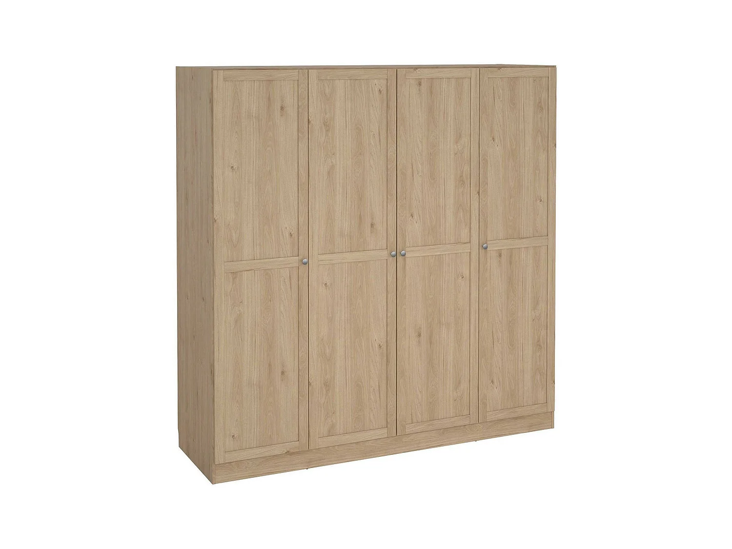 Grande Garde-robe Dserr, Meubles de chambre, Penderie de plain-pied, Placard à vêtements, 196x62 h200 cm, Chêne clair