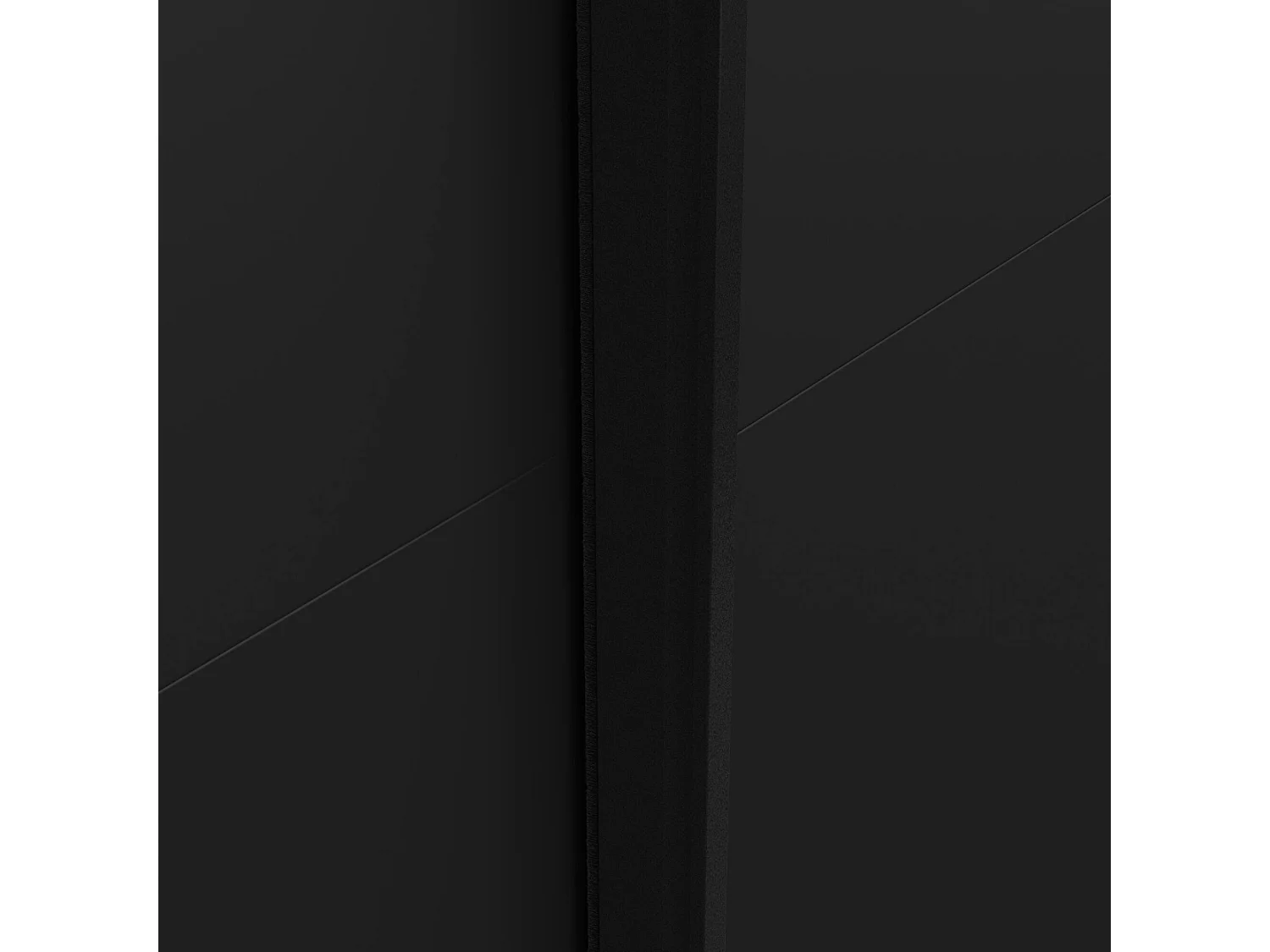 Armario 2 puertas Dsquizz, Muebles de dormitorio, Vestidor, Armario de ropa, 182x61 h220 cm, Blanco y Negro