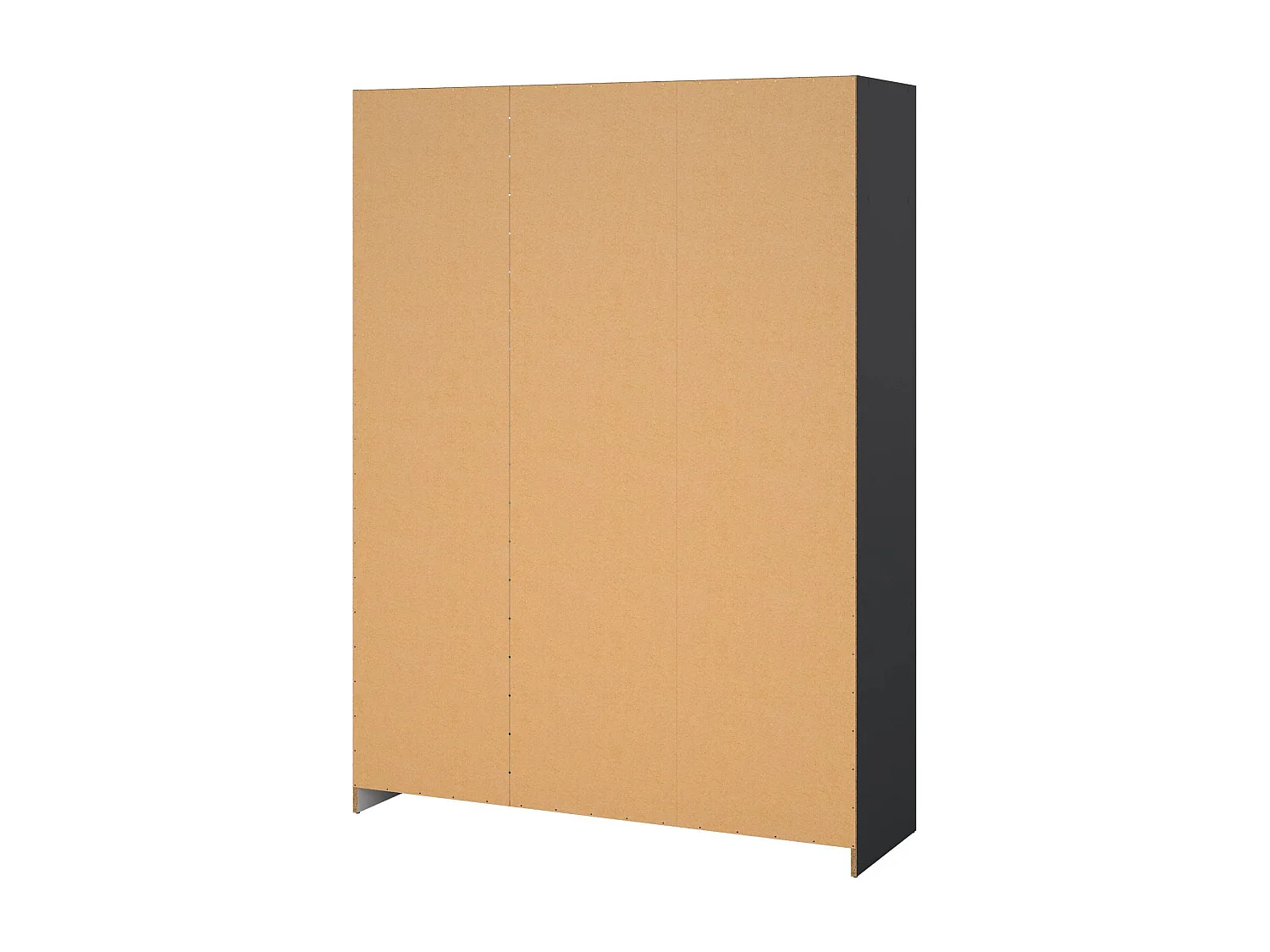 Garde-robe 3 portes Dsenk, Meubles de chambre, Penderie de plain-pied, Placard à vêtements, 147x50 h200 cm, Gris