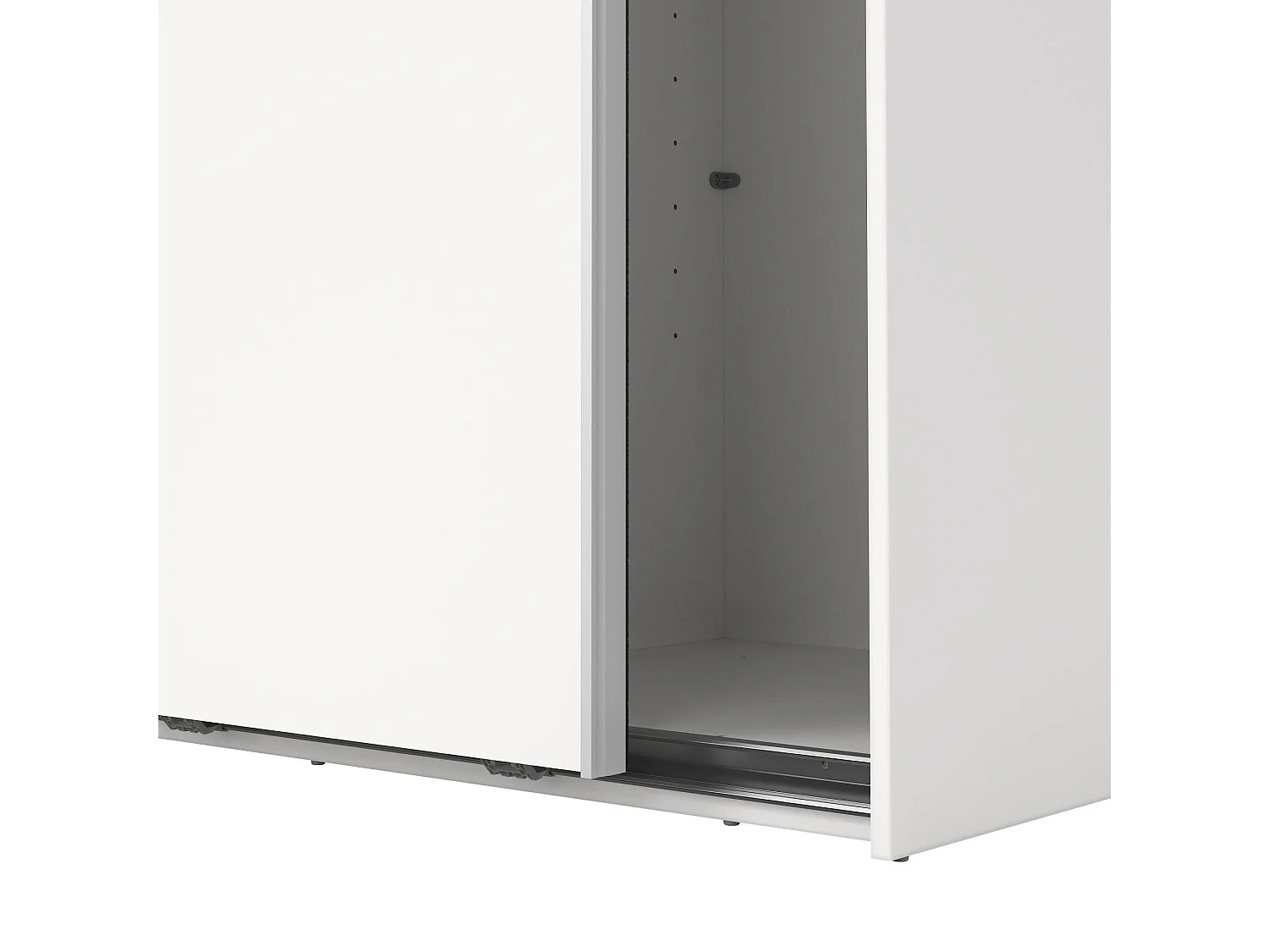 Dprovezz multifunctionele kledingkast 2 deuren, Multifunctionele kast, Schoenenrekkast, Schoenenkast, 119x65 h200 cm, Wit