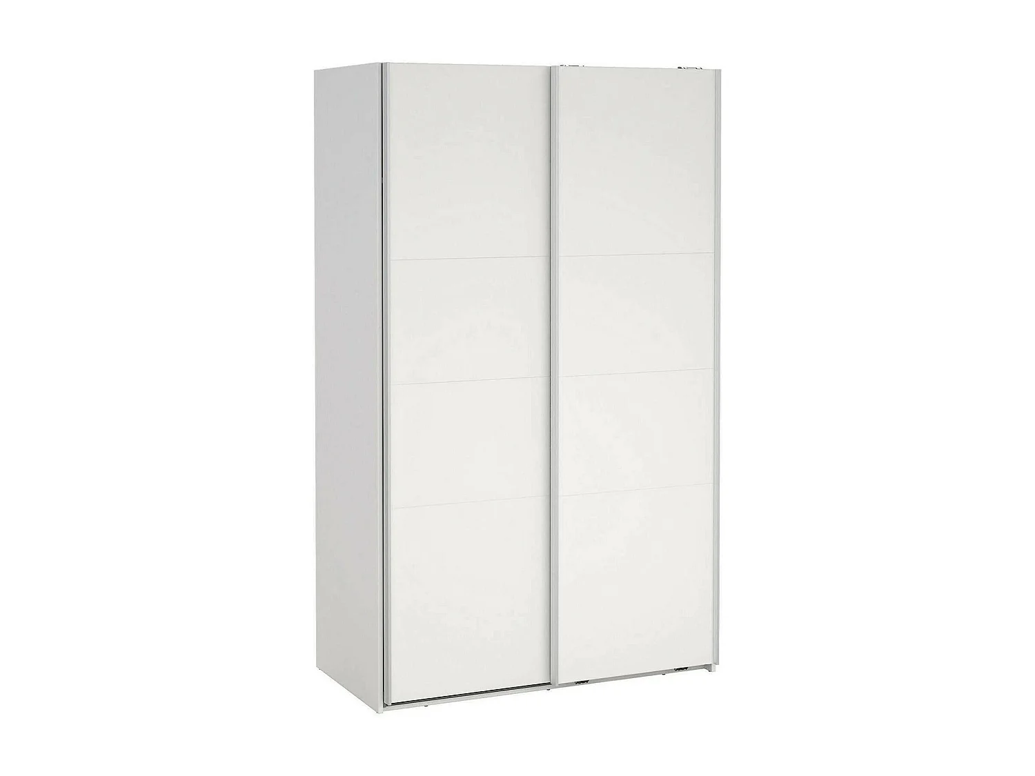 Armoire polyvalente à 2 portes Dprovezz, Meubles multifonctionnels, Casier à chaussures, Support à chaussures pour armoire, 119x65 h200 cm, Blanc