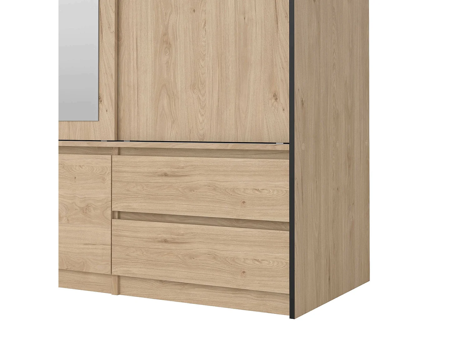 Dpuscedd grande guarda-roupa multiusos, armário multifuncional, sapateira, guarda-roupa, 181x60 h200 cm, carvalho