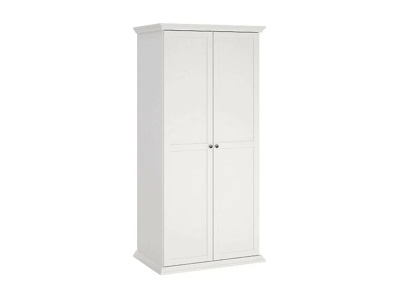 Armário Dscapol 2 portas, Móveis de quarto, Armário, Armário, 96x63 h200 cm, Branco