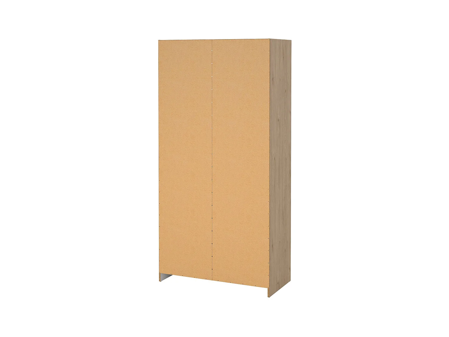 Armario 2 puertas Dscopon, Muebles de dormitorio, Vestidor, Armario de ropa, 99x50 h200 cm, Roble