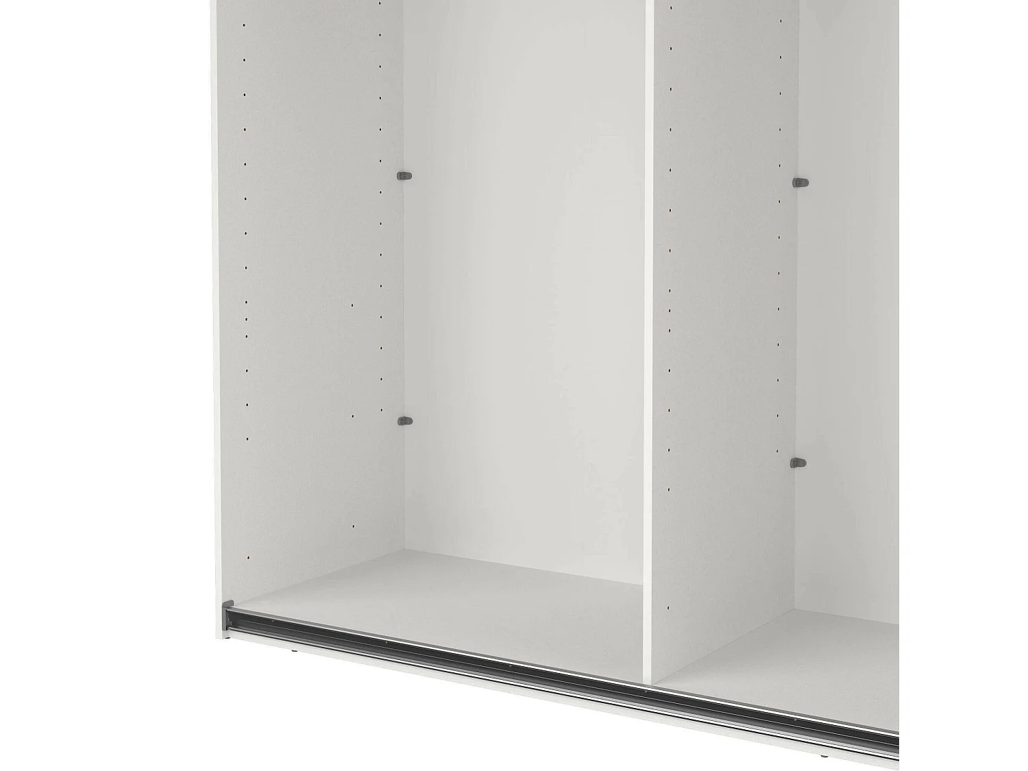 Grande armoire polyvalente Drambaud, Meubles multifonctionnels, Casier à chaussures, Support à chaussures pour armoire, 179x62 h220 cm, Blanc