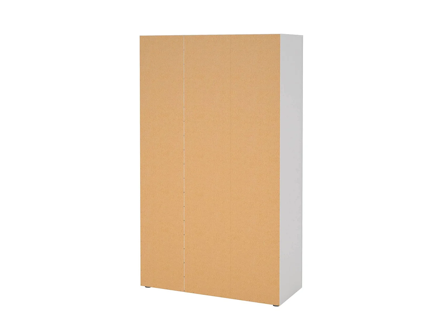 Garde-robe 3 portes Drivier, Meubles de chambre, Penderie de plain-pied, Placard à vêtements, 118x50 h201 cm, Blanc