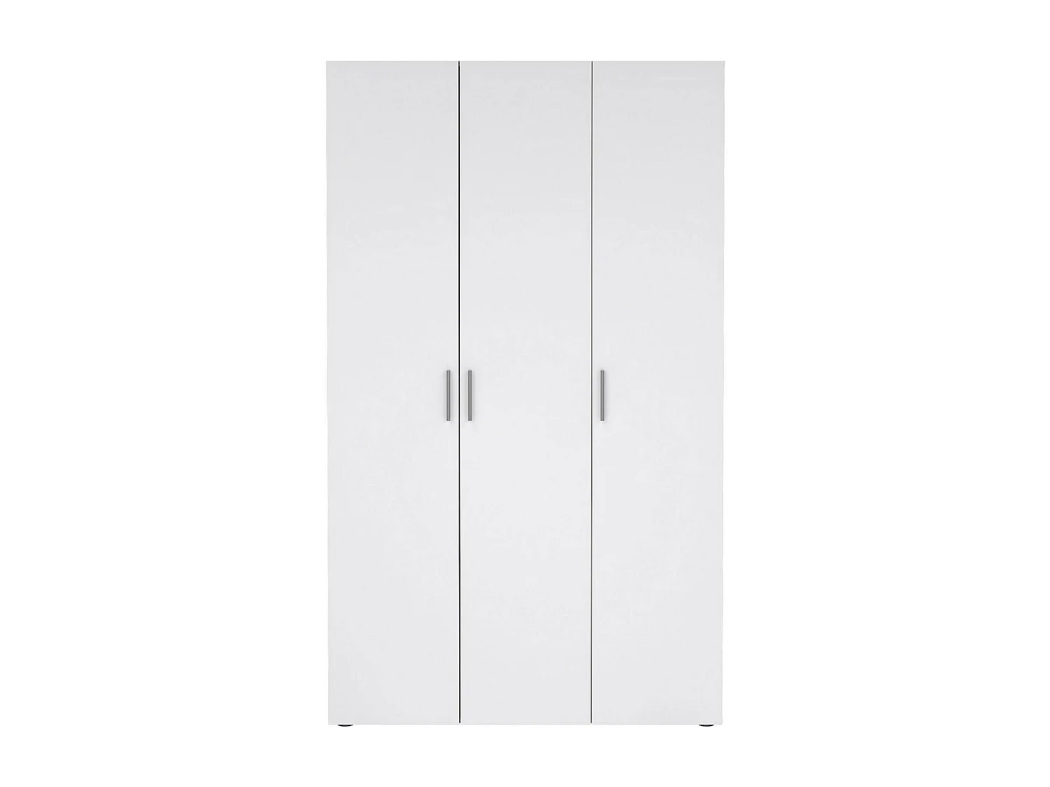 Garde-robe 3 portes Drivier, Meubles de chambre, Penderie de plain-pied, Placard à vêtements, 118x50 h201 cm, Chêne et Blanc