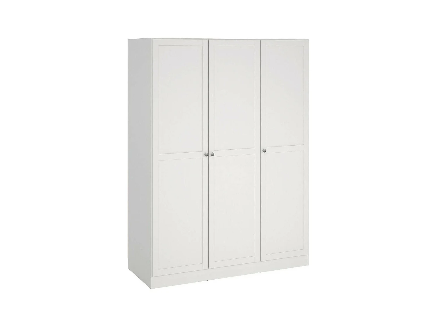 Dsens 3-deurskast, Slaapkamermeubel, Inloopkast, Kledingkast, 147x62 h200 cm, Wit