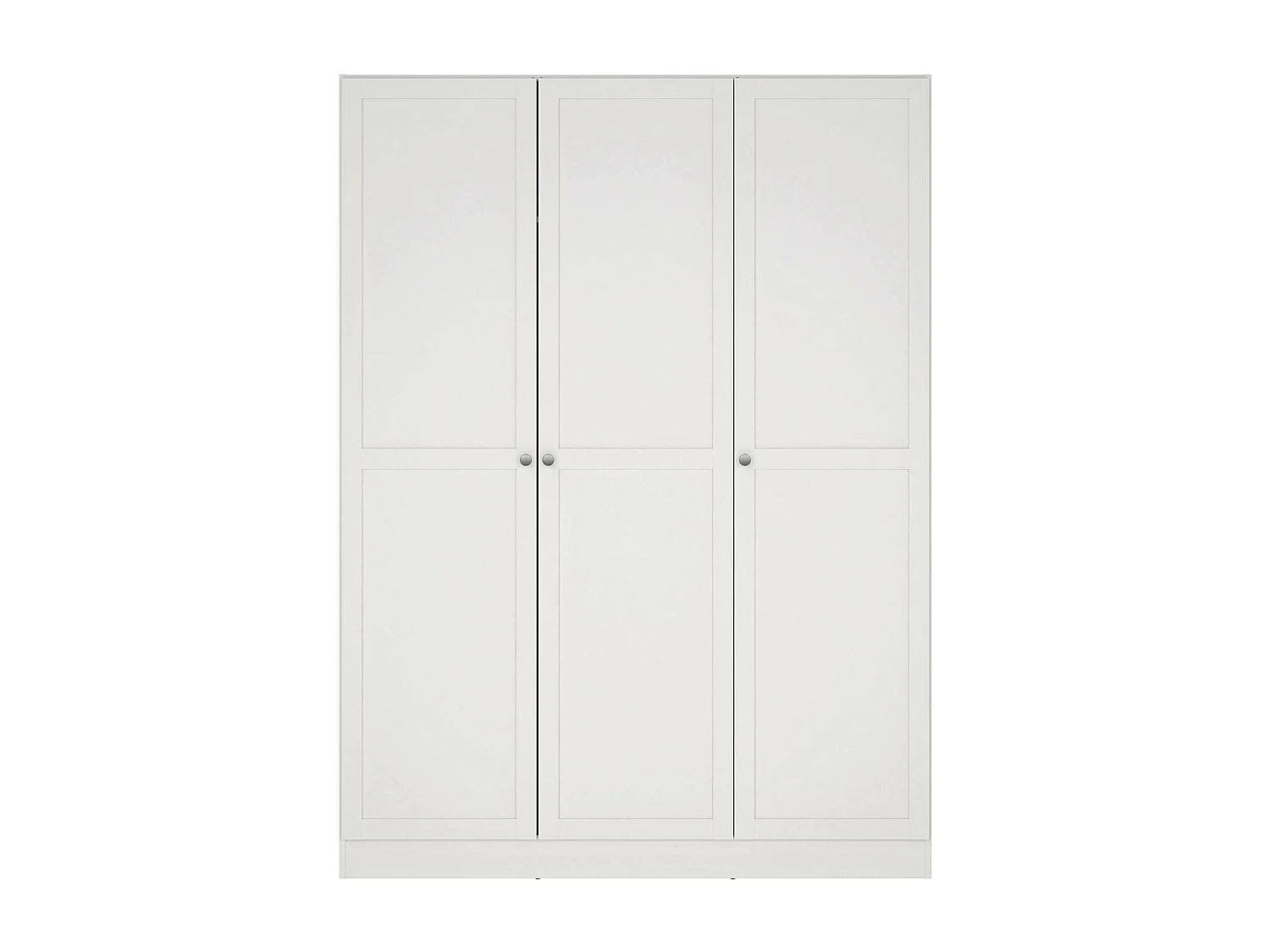 Garde-robe 3 portes Dsens, Meubles de chambre, Penderie de plain-pied, Placard à vêtements, 147x62 h200 cm, Blanc