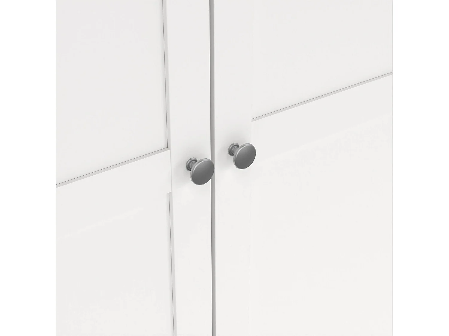 Armário Dsens de 3 portas, Móveis de quarto, Armário, Armário, 147x62 h200 cm, Branco