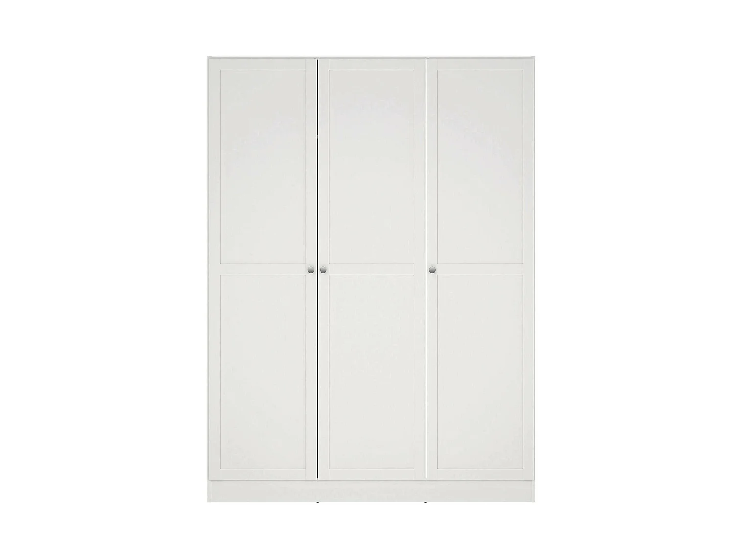 Garde-robe 3 portes Dsens, Meubles de chambre, Penderie de plain-pied, Placard à vêtements, 147x62 h200 cm, Blanc