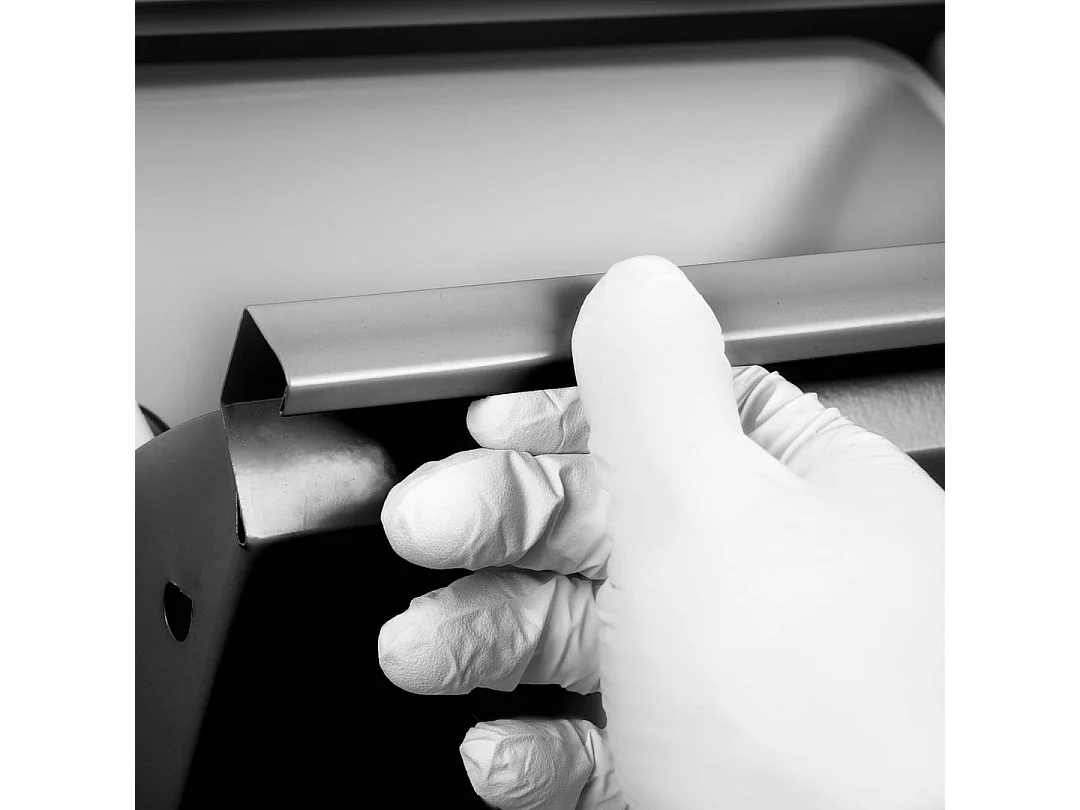 Dmora Pattumiera Achros, Cestino portarifiuti, Bidone per Raccolta differenziata, Mobile per Spazzatura, 60x25 h93 cm, Nero