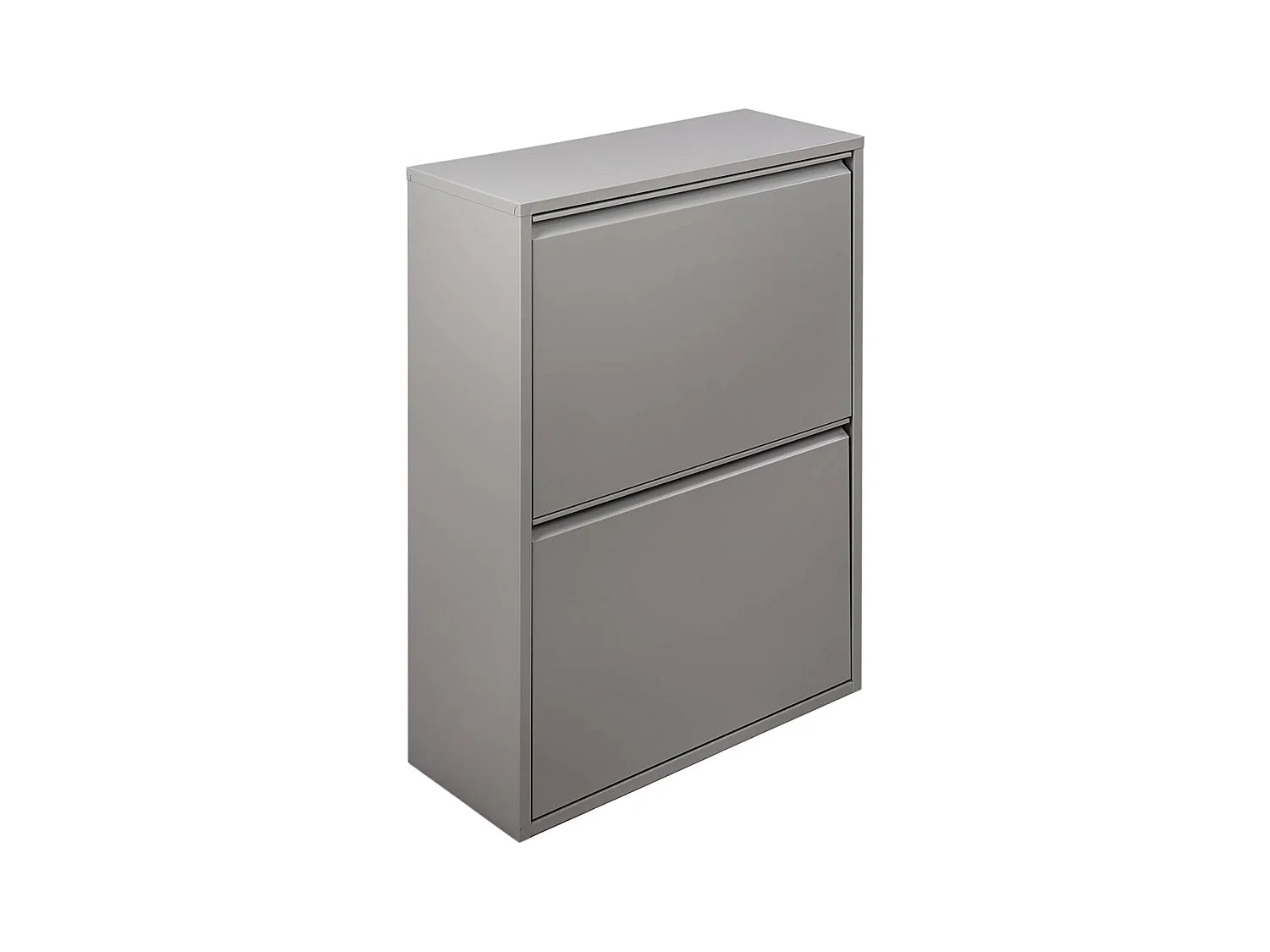 Poubelle Borja, Corbeille, Poubelle pour la collecte des déchets, Armoire à ordures, 60x25 h93 cm, Gris