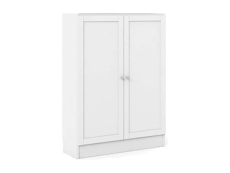Estante para libros Dsodin, Estante de oficina, Porta libros móvil, Biblioteca, 79x28 h107 cm, Blanco
