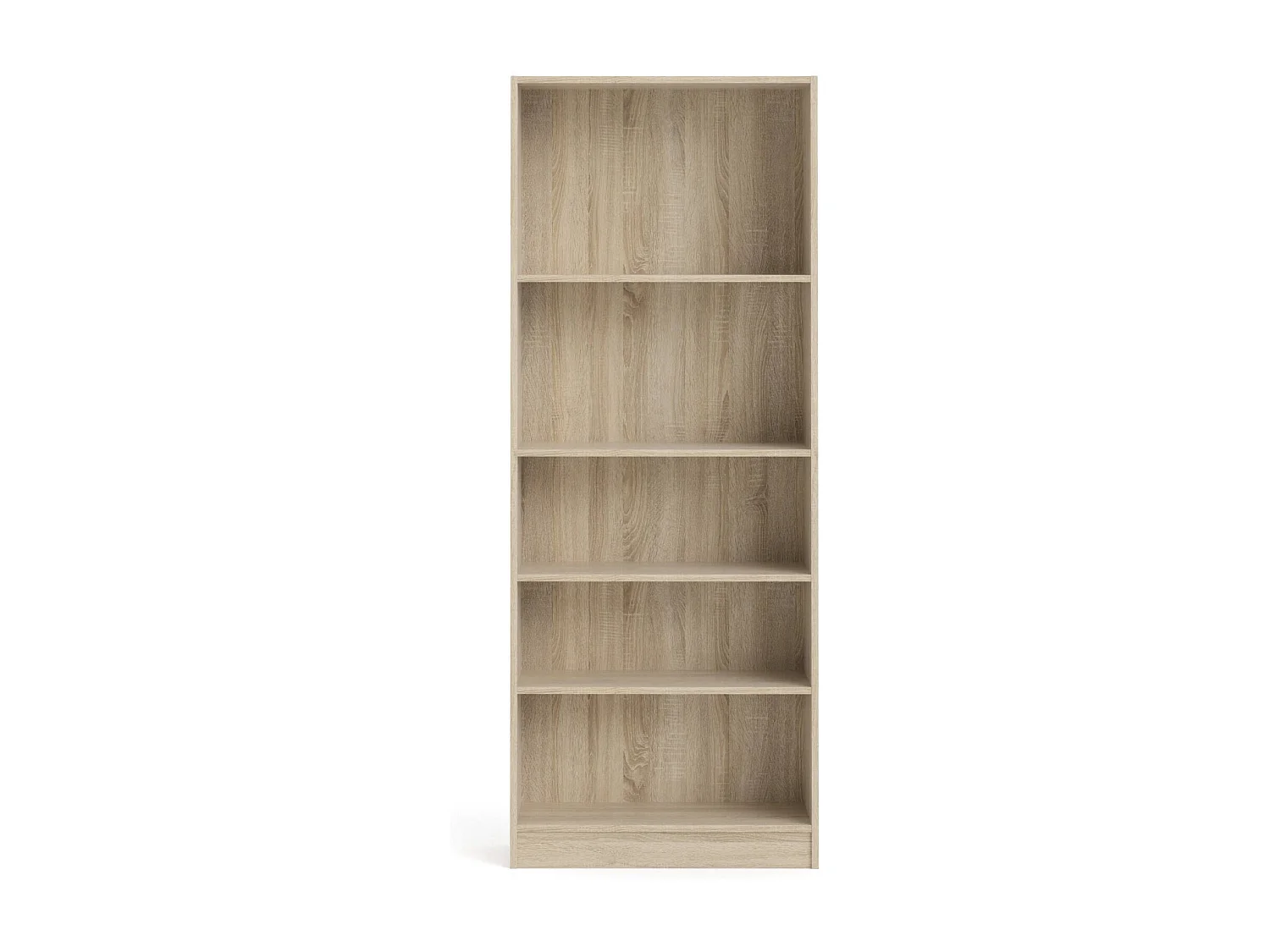 Driber boekenkast, Kantoorplank, Boekenkast, Bibliotheek, 79x27 h203 cm, Eiken