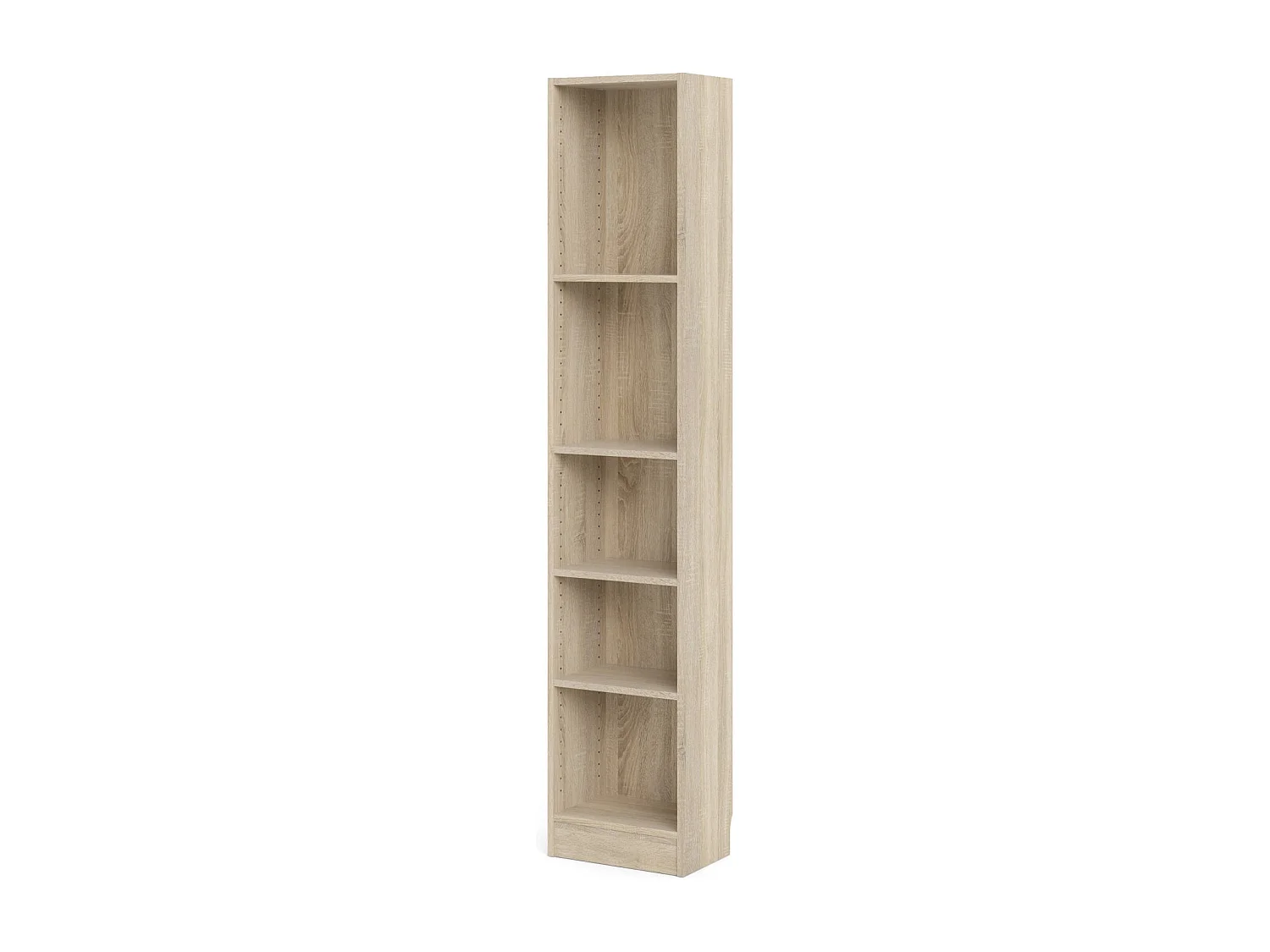 Drugan boekenkast, Kantoorplank, Boekenkast, Bibliotheek, 41x27 h203 cm, Eiken